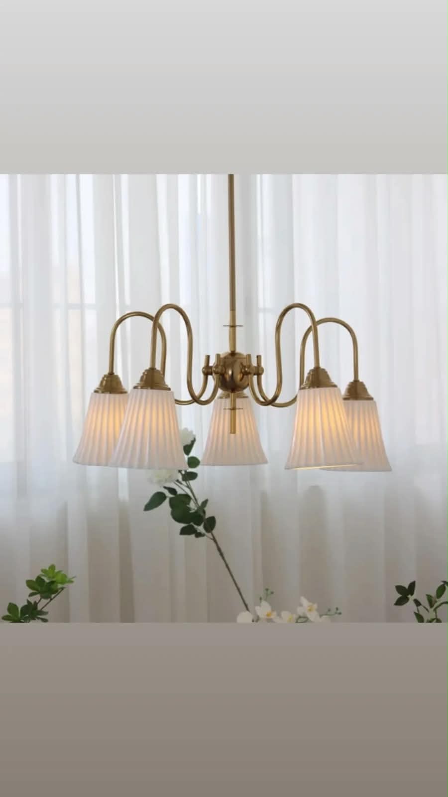 Aurevane 5-Light Chandelier,