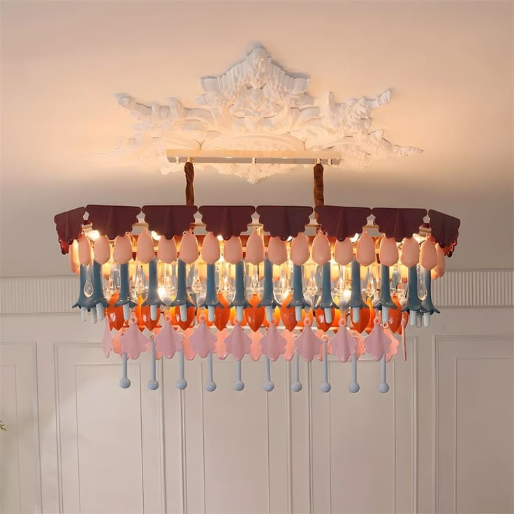 Porcelain Statement Chandelier