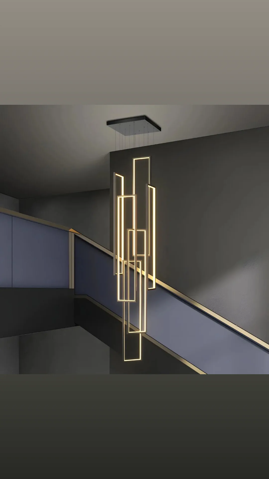 Eclipse Cascade 6 Head Chandelier