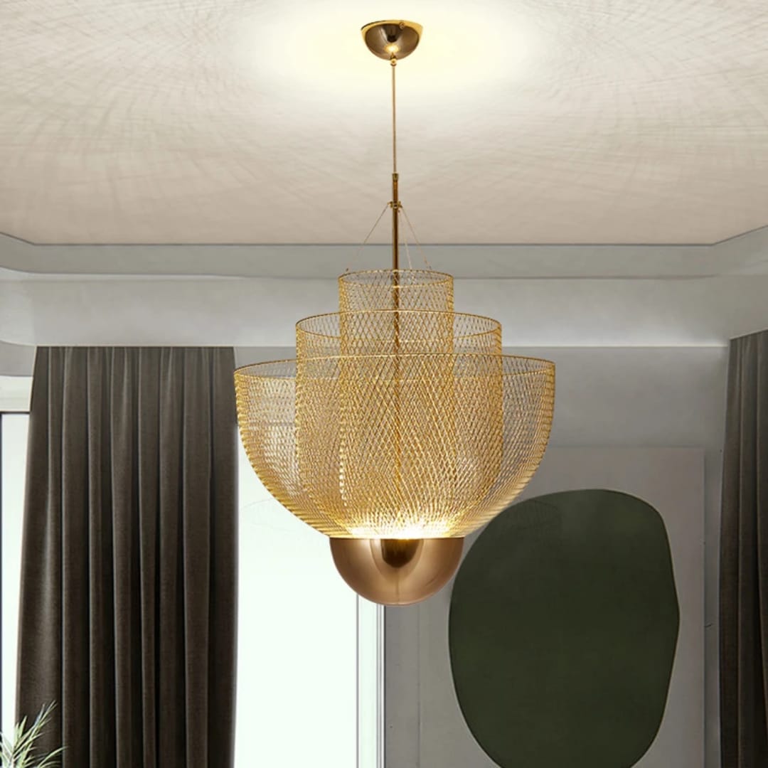 Aurélia Tiered Mesh Chandelier