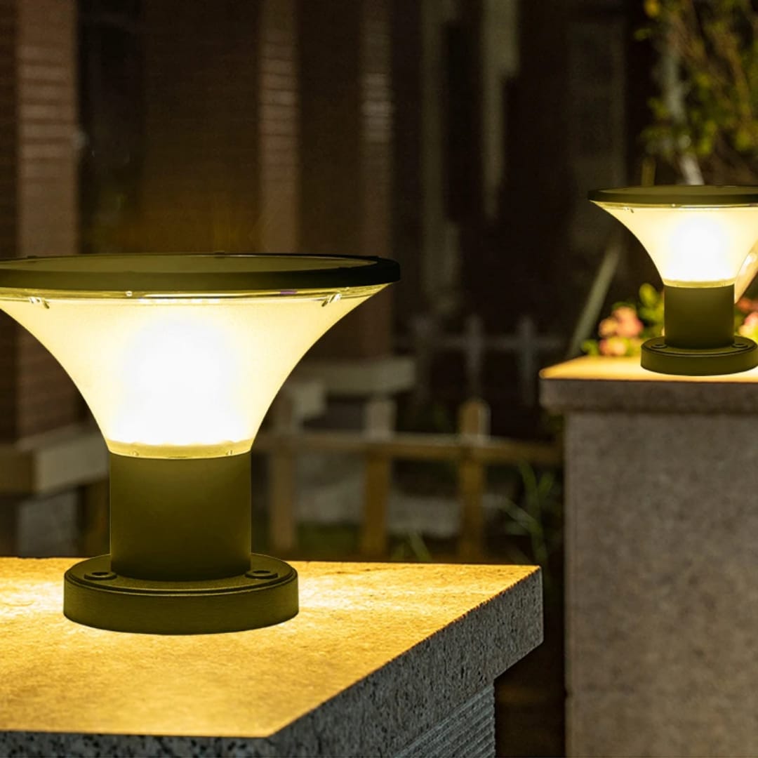 Solar LED Gate Pillar Light