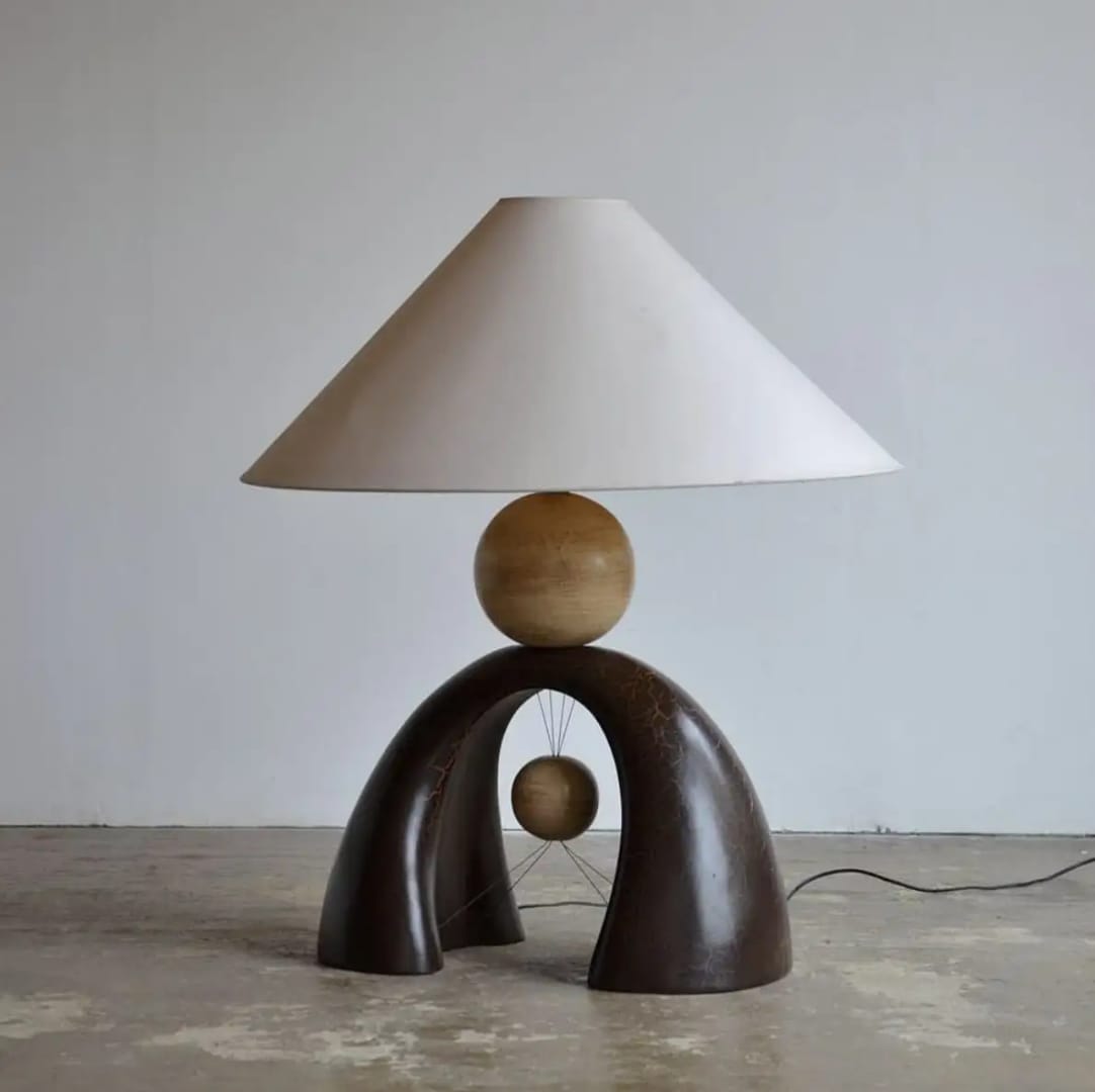Arca Sculptural Ceramic Table Lamp